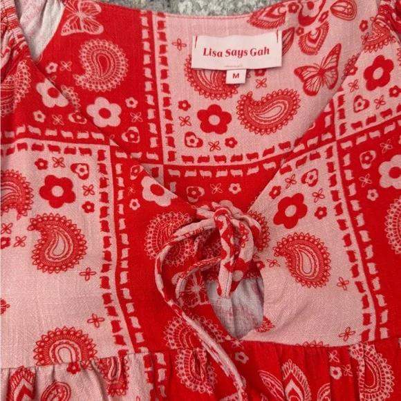 Lisa Says Gah Lily Top - Bandana / M - Picture 2 of 4